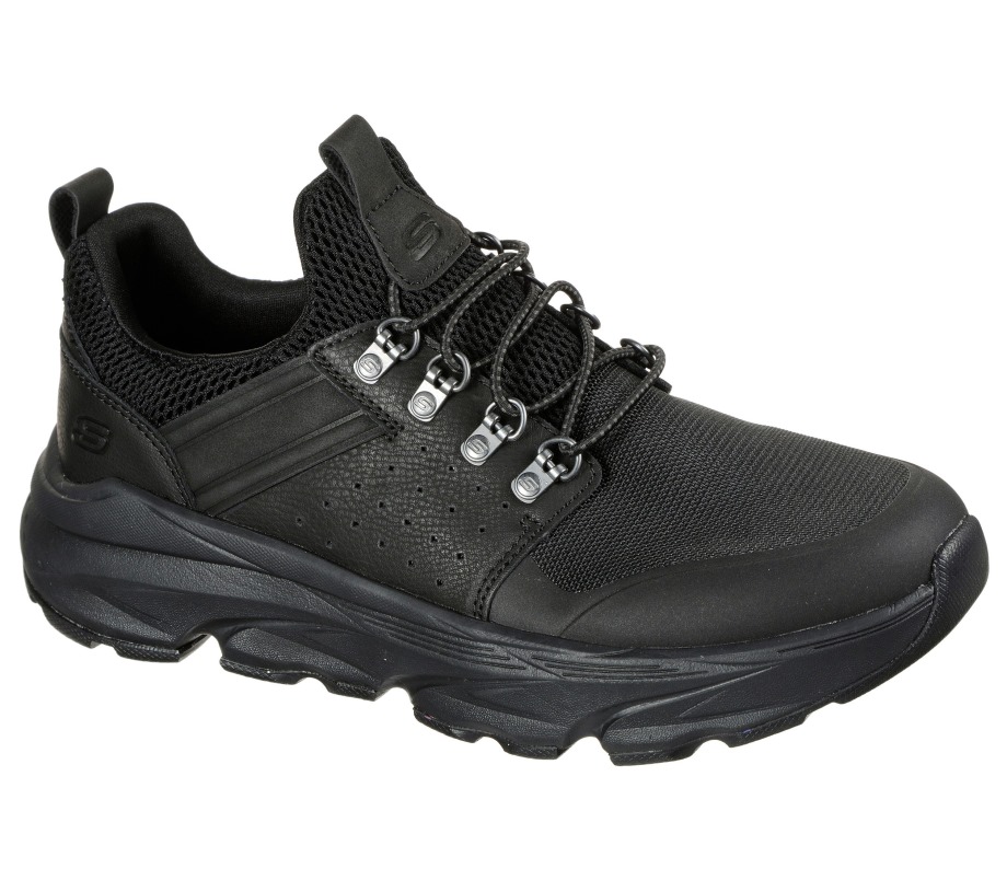 Skechers Relaxed Fit Delmont Escola Black