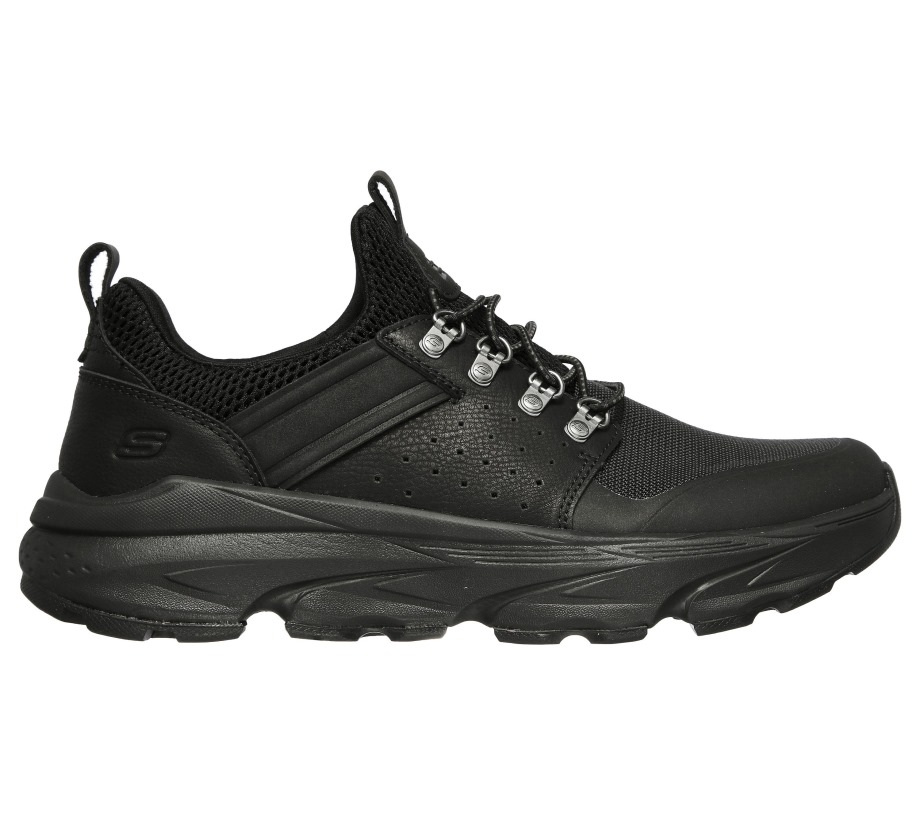 Skechers Relaxed Fit Delmont Escola Black