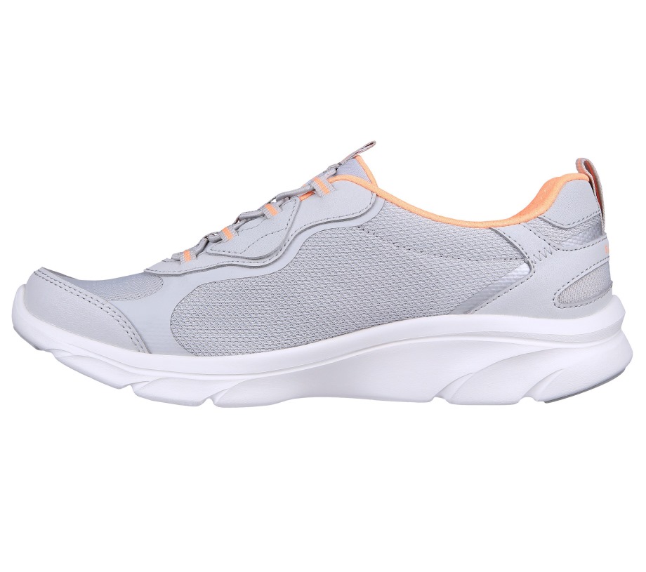 Skechers Relaxed Fit D'Lux Comfort Bliss Galore Gray Coral