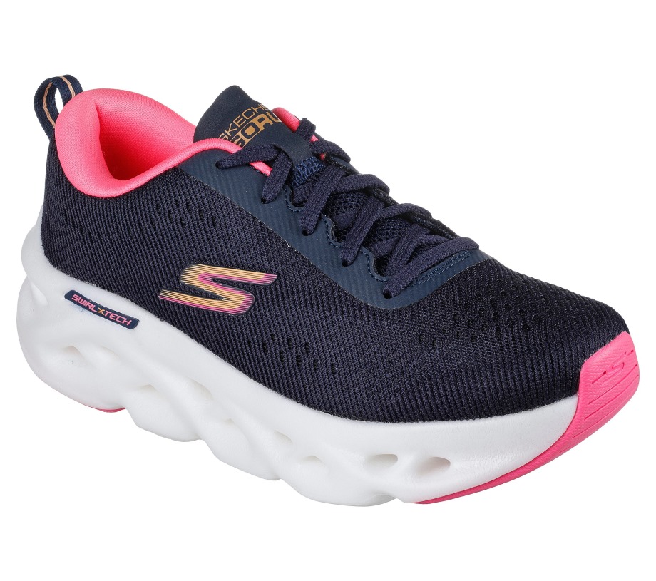 GOrun Swirl Tech Navy Skechers