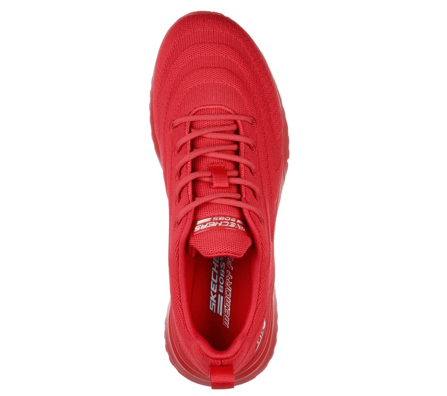 BOBS Sport Squad 3 Color Swatch Skechers Red