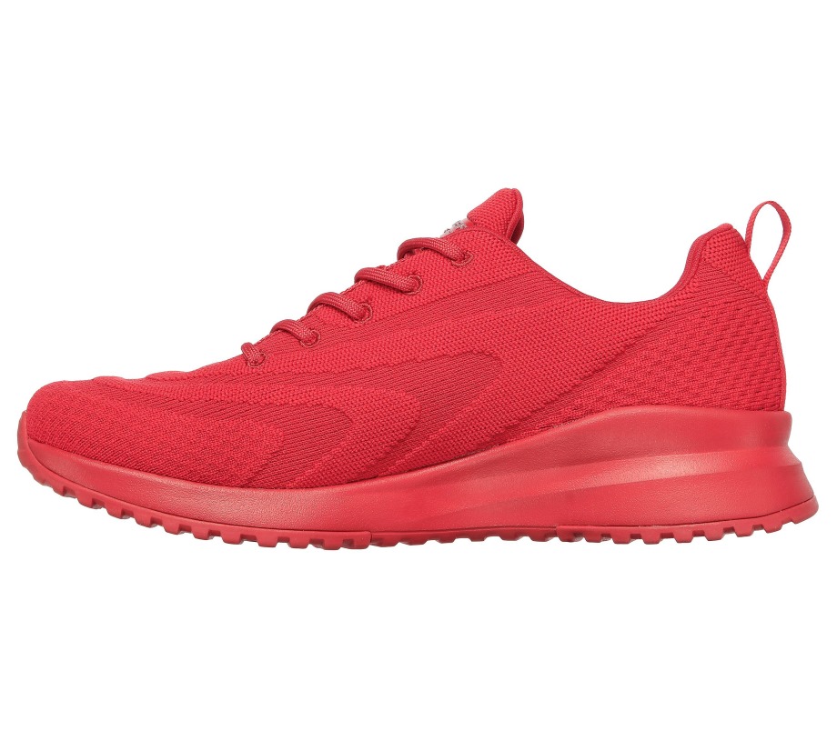 BOBS Sport Squad 3 Color Swatch Skechers Red