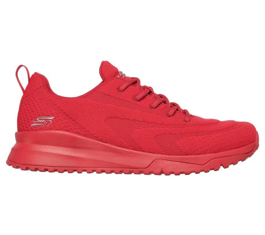 BOBS Sport Squad 3 Color Swatch Skechers Red