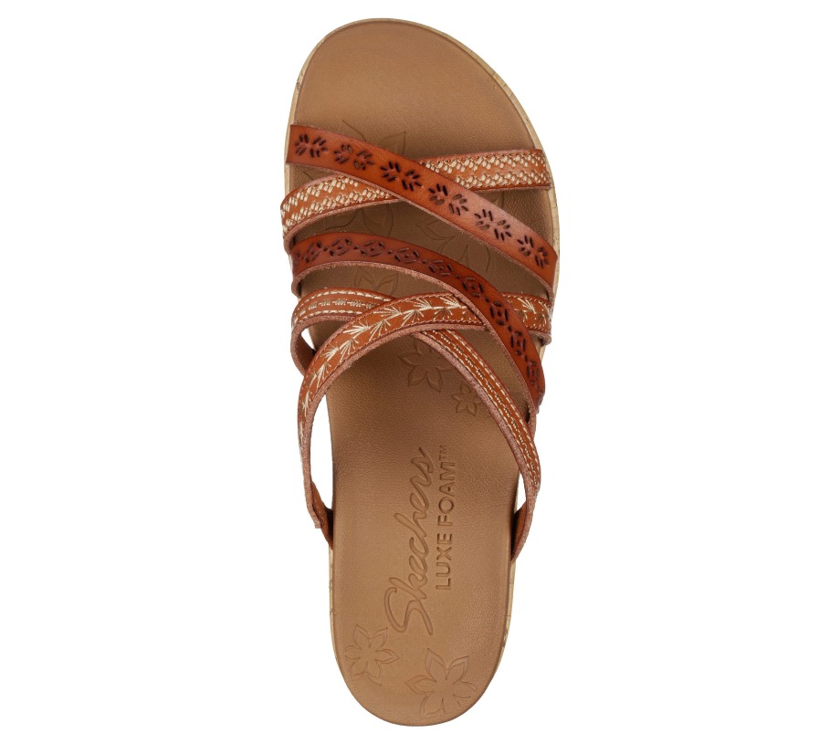 Skechers Beverlee Tiger Posse Sandal Luggage