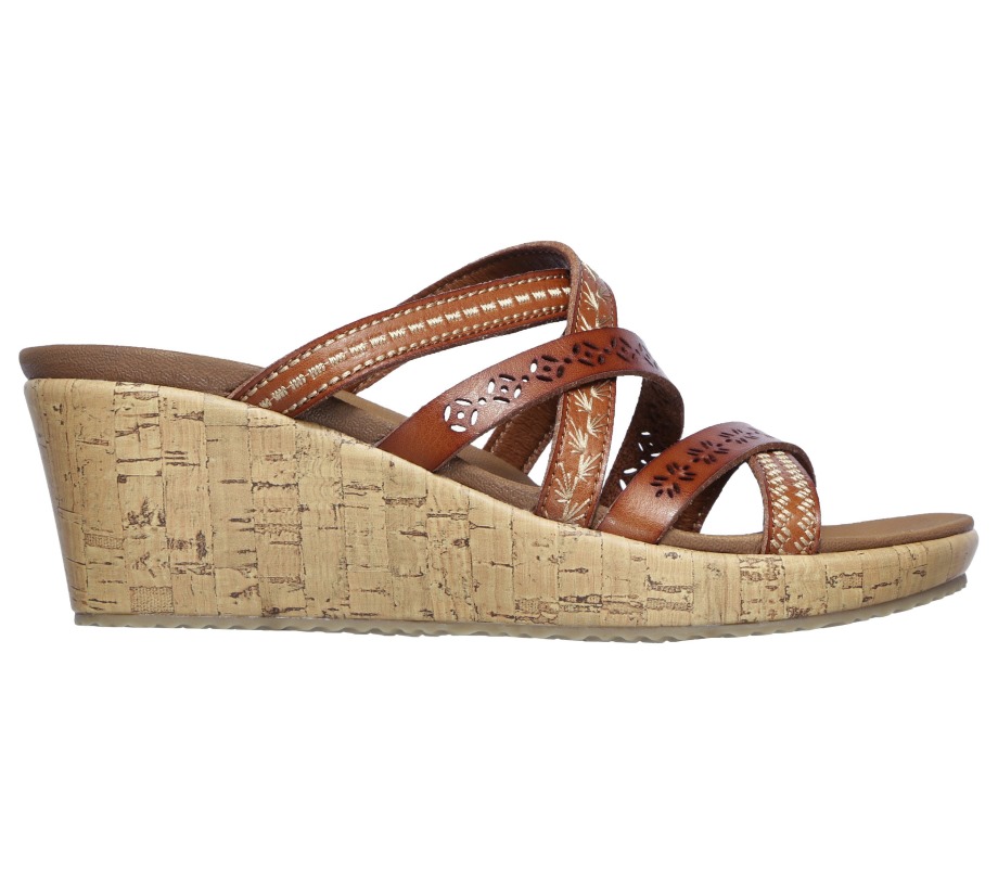 Skechers Beverlee Tiger Posse Sandal Luggage