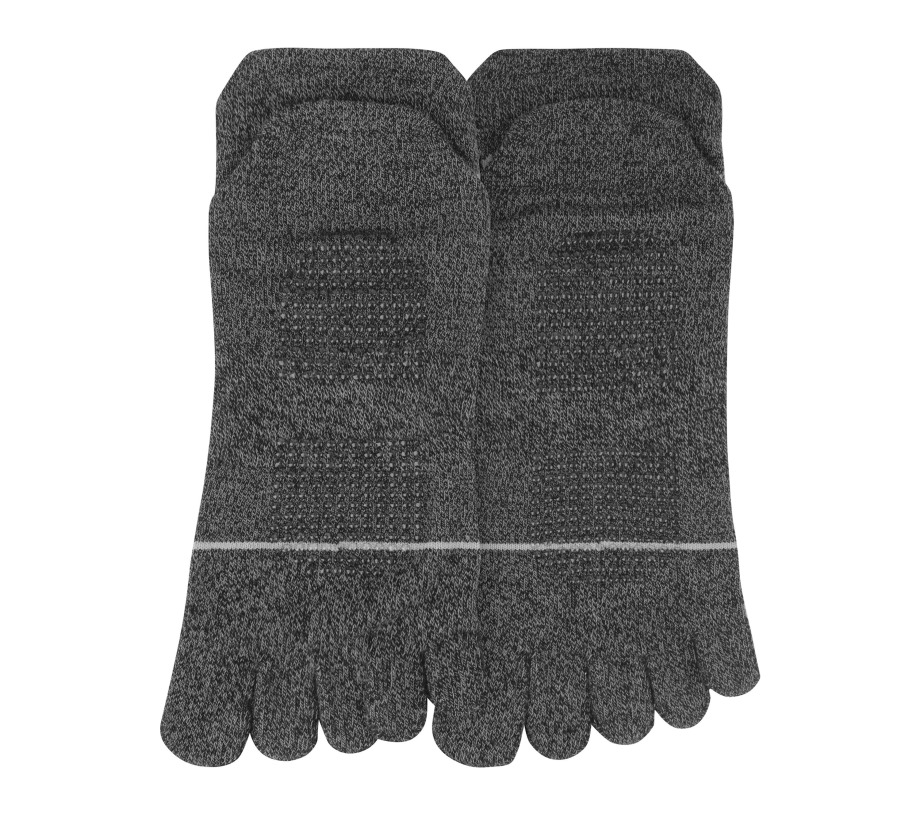 Skechers 2 Pack Low Cut Toe Socks Gray