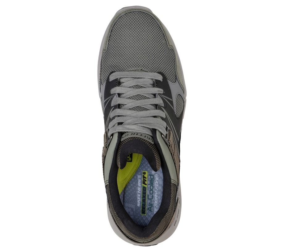 Relaxed Fit Lugwin Faulk Way Dark Gray Skechers