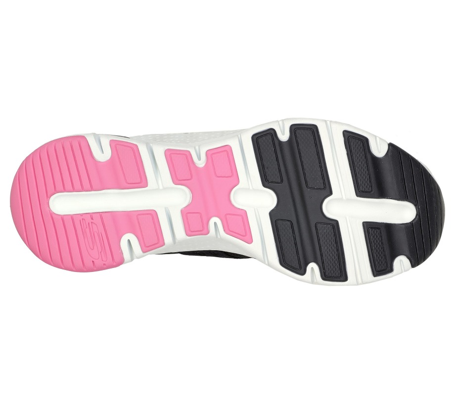 Arch Fit Modern Rhythm Black Hot Pink Skechers