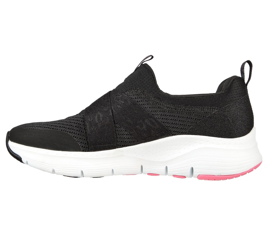 Arch Fit Modern Rhythm Black Hot Pink Skechers