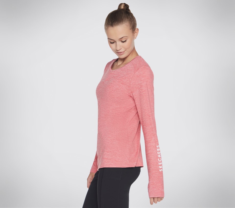 GODRI SWIFT Long Sleeve Red Pink Skechers