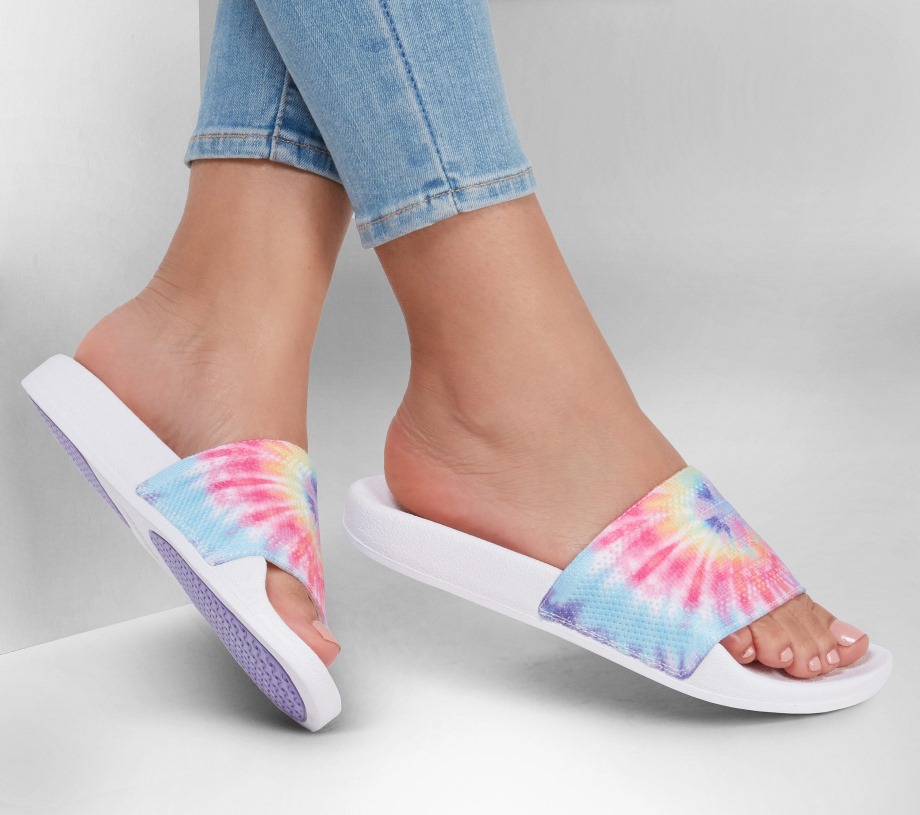 Pop Ups Sandy Livin' Skechers White Multi