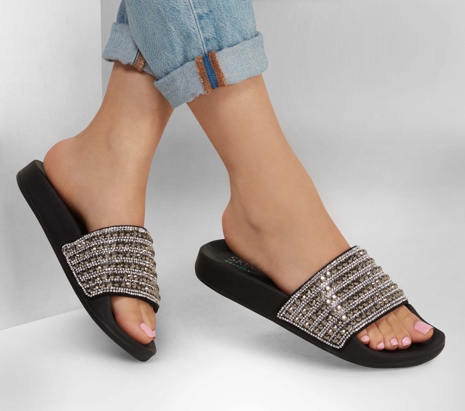 Pop Ups Rocker Glam Black Skechers