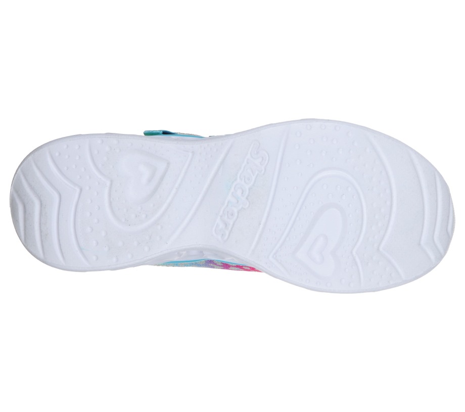 S Lights Heart Lights Love Match Skechers Silver Multi