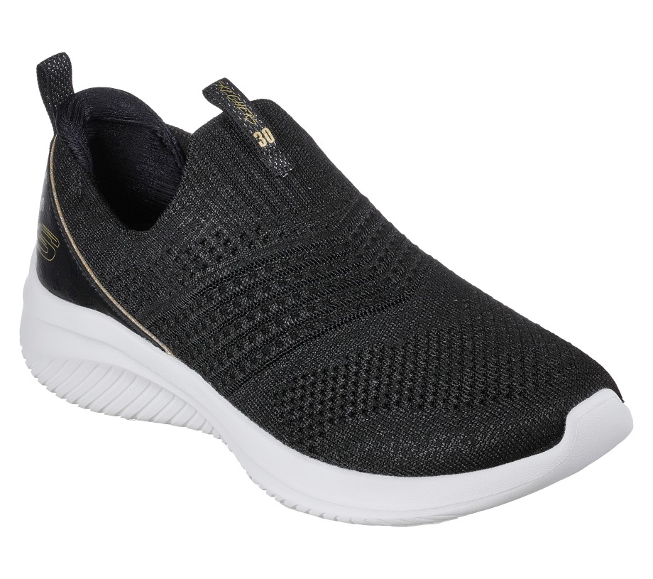 Ultra Flex 3.0 Many Thanks Black Gold Skechers