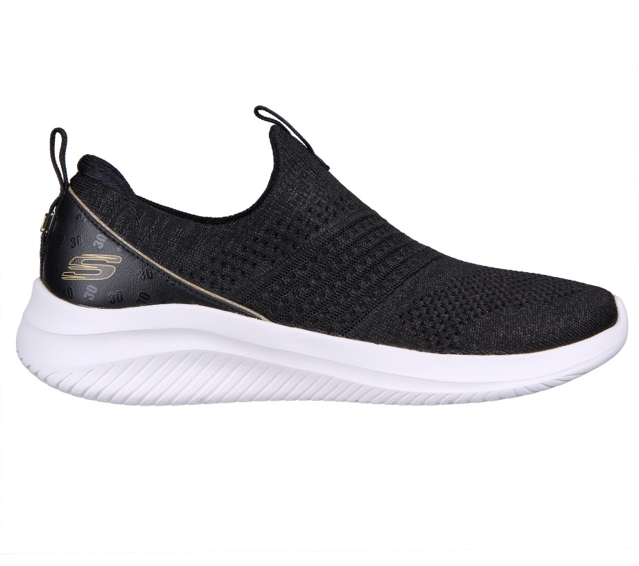 Ultra Flex 3.0 Many Thanks Black Gold Skechers