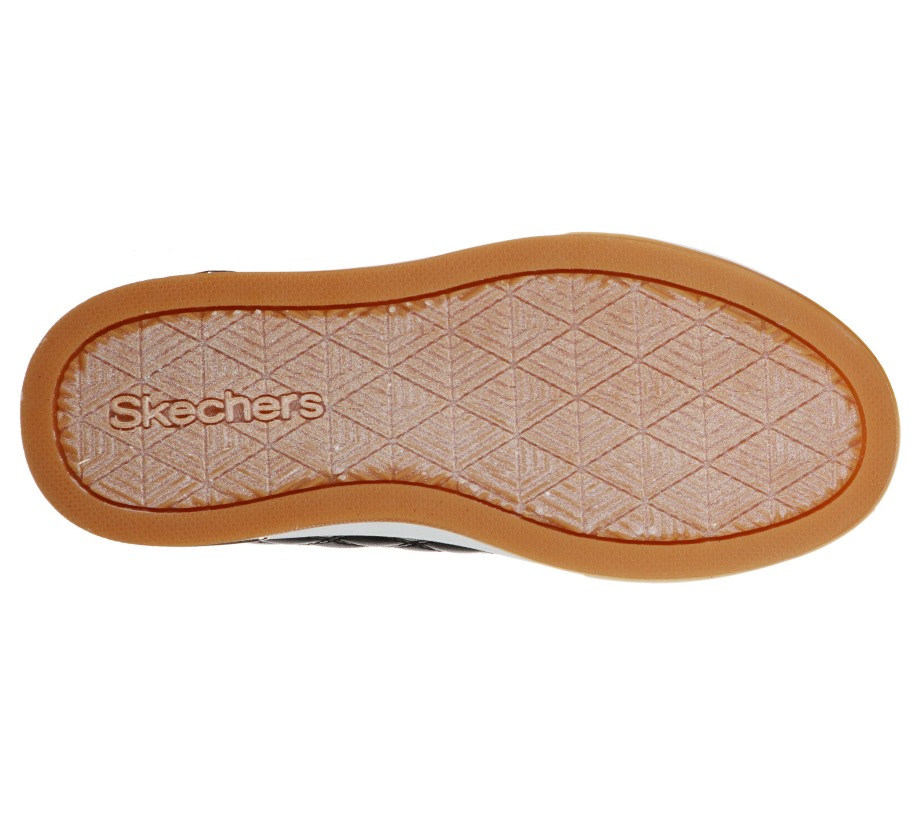 Shoutouts Quilted Squad Black Rose Gold Skechers
