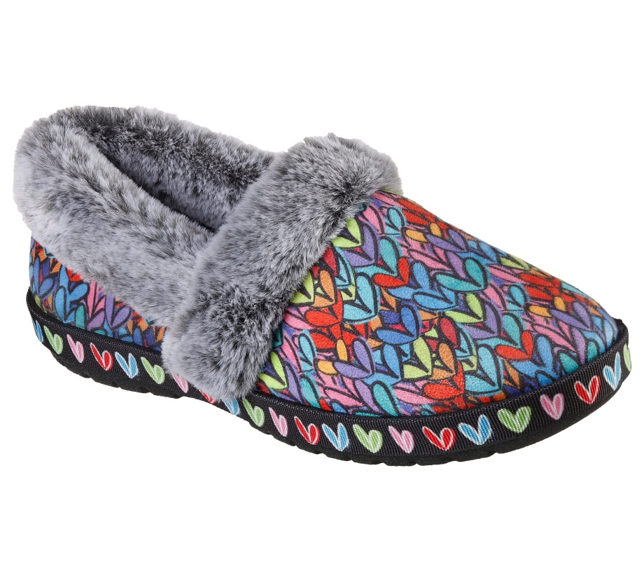 Skechers x JGoldcrown BOBS Too Cozy Love Renegade Black Multi
