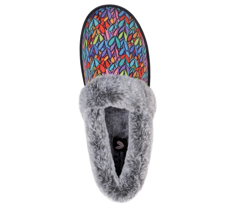 Skechers x JGoldcrown BOBS Too Cozy Love Renegade Black Multi