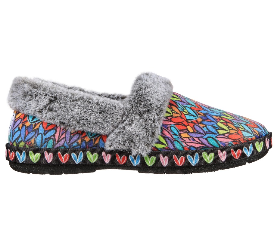 Skechers x JGoldcrown BOBS Too Cozy Love Renegade Black Multi