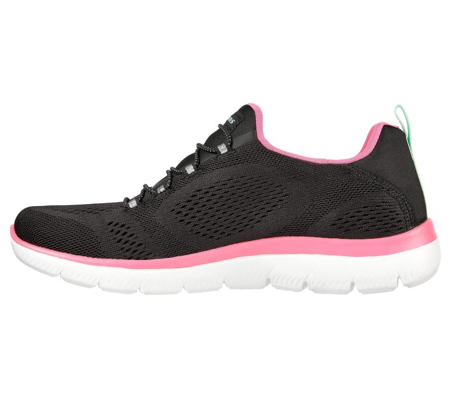 Summits Perfect Views Skechers Black Hot Pink