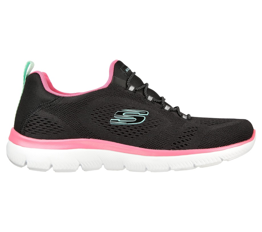 Summits Perfect Views Skechers Black Hot Pink