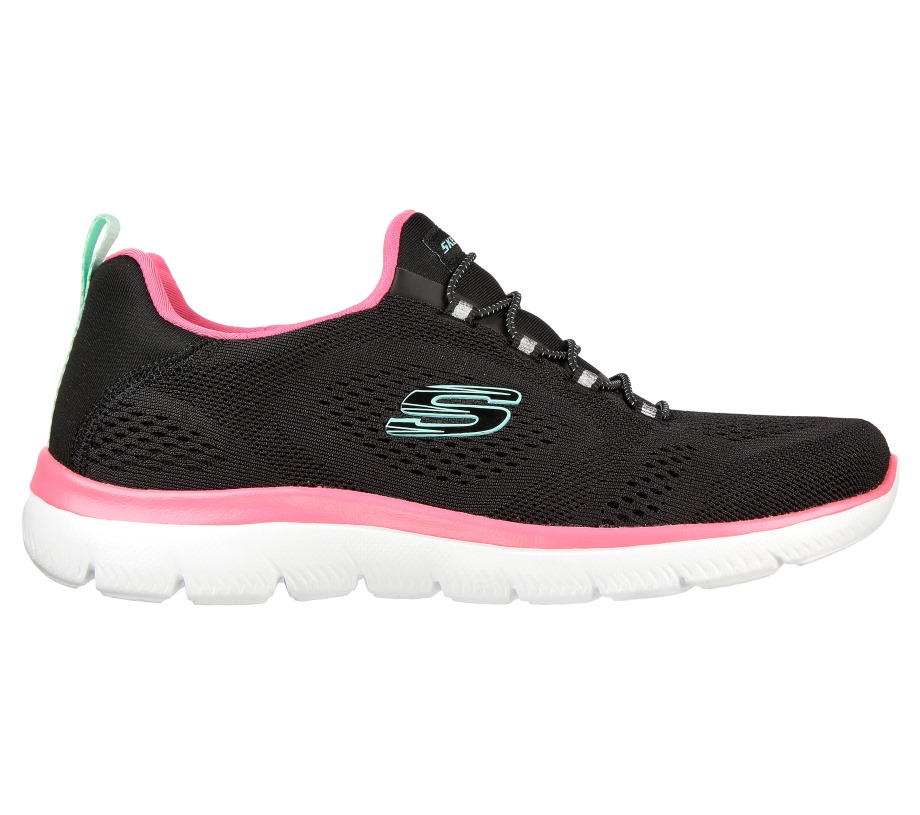 Summits Perfect Views Skechers Black Hot Pink