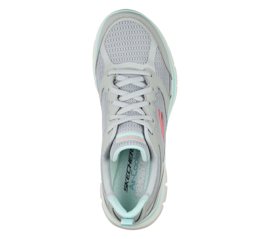 Skechers Flex Appeal 4.0 Active Flow Gray Light Blue