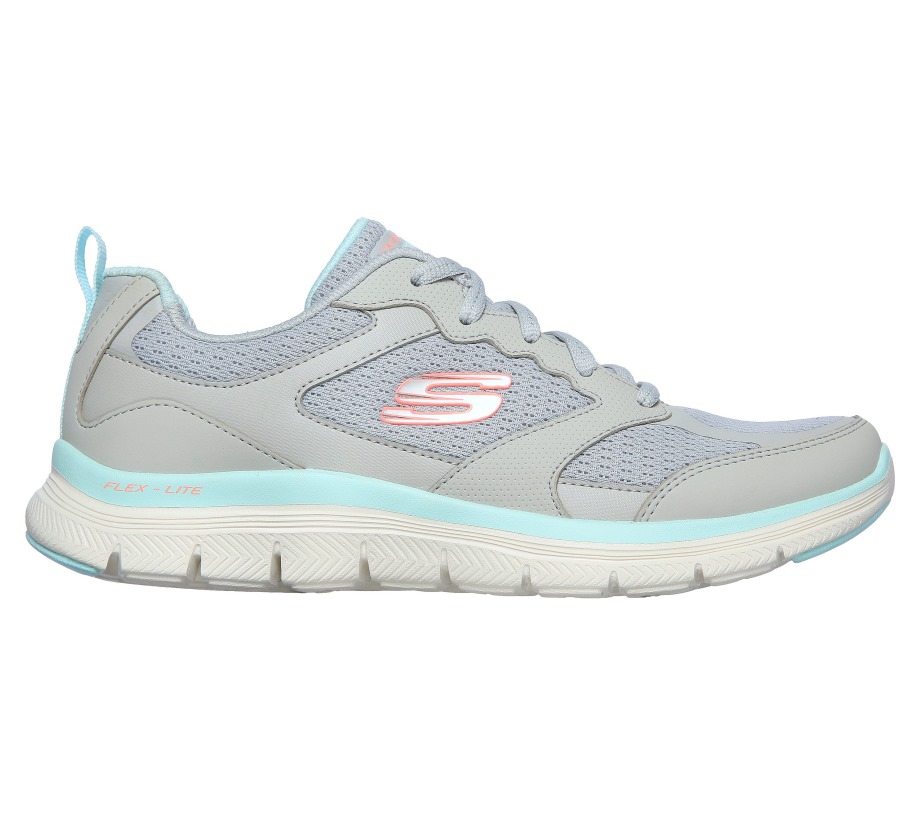 Skechers Flex Appeal 4.0 Active Flow Gray Light Blue