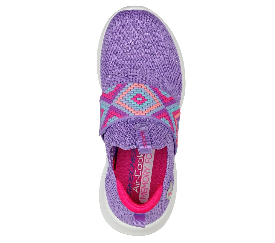 Ultra Flex Friendship Fun Lavender Multi Skechers