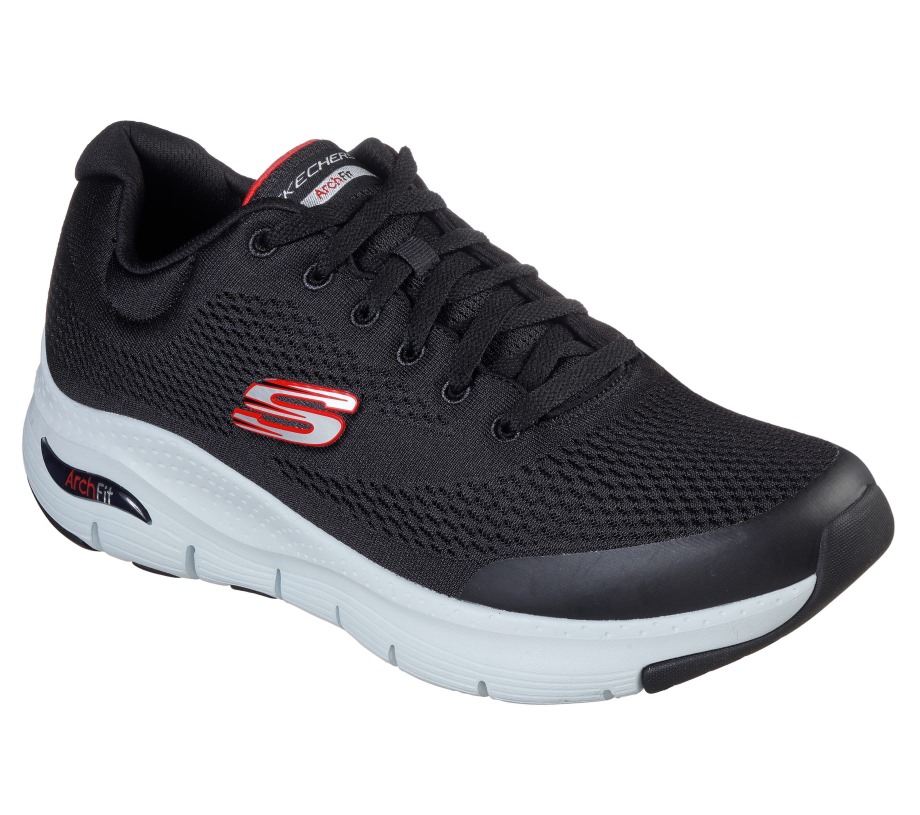 Skechers Arch Fit Black Red