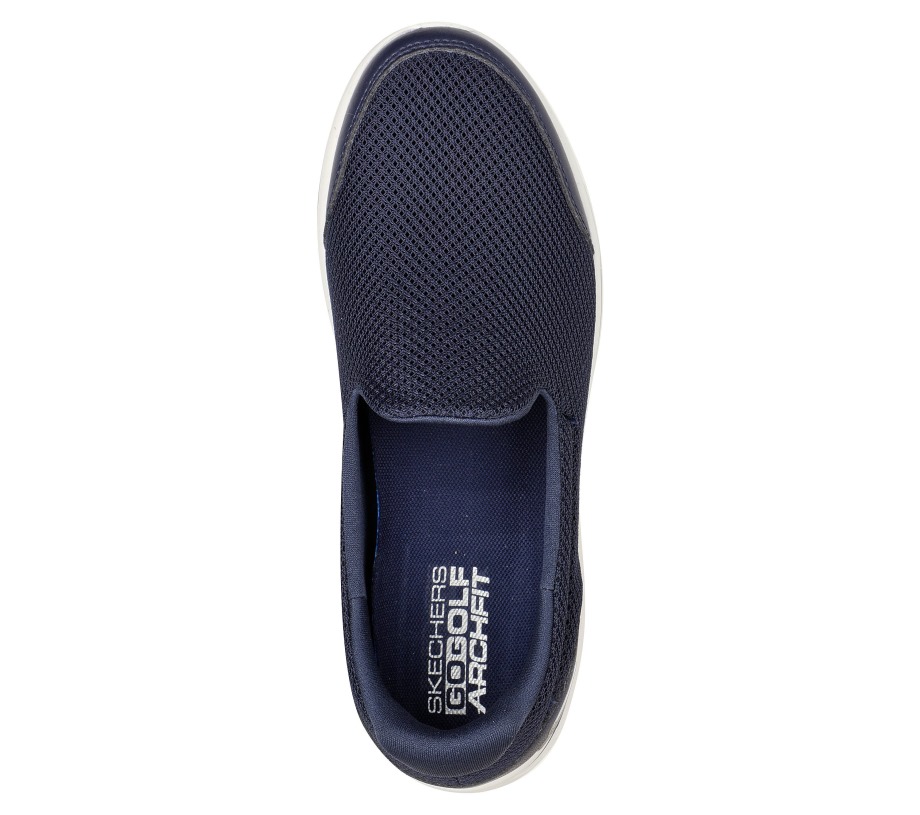 Skechers Relaxed Fit GO GOLF Arch Fit Walk Navy White