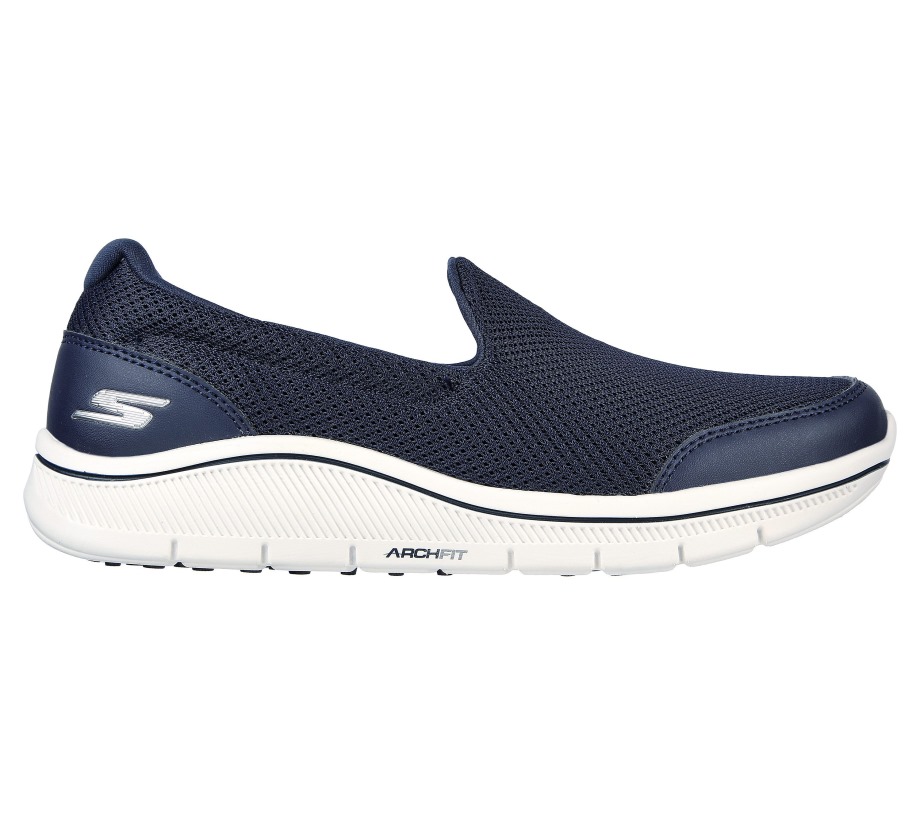 Skechers Relaxed Fit GO GOLF Arch Fit Walk Navy White