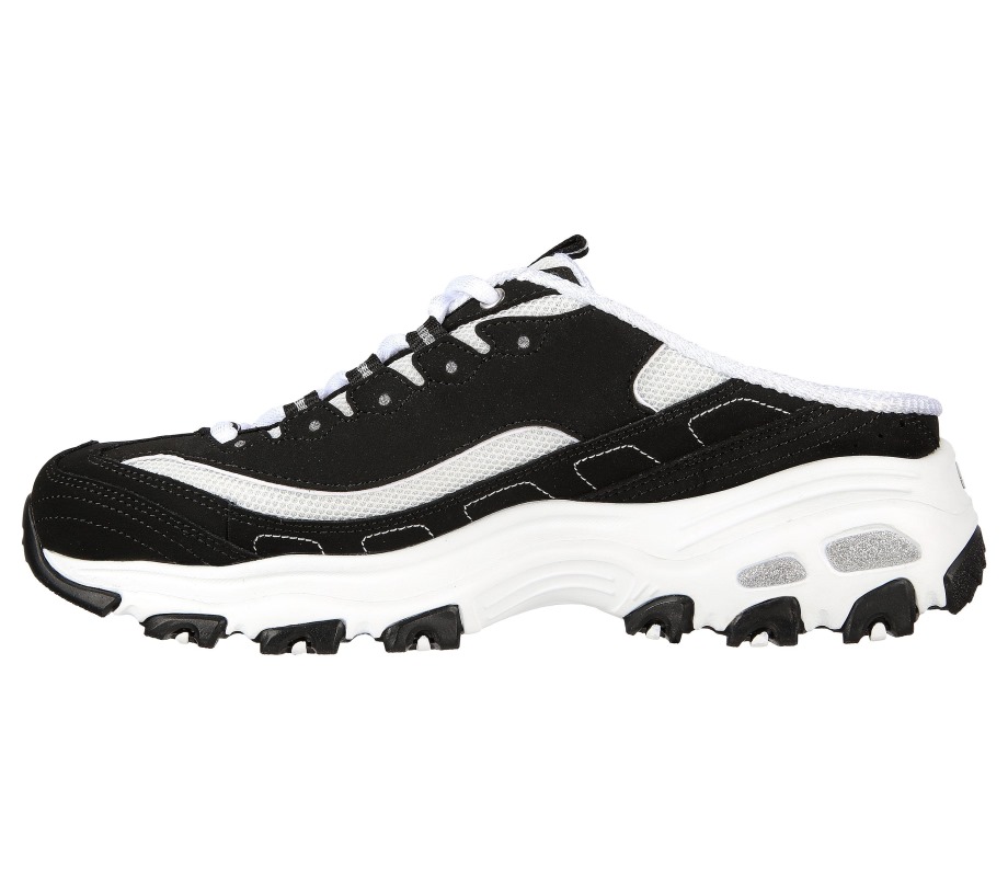 Skechers D'Lites Full Bliss Black White