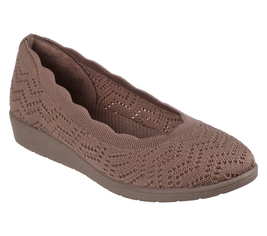 Cleo Flex Wedge New Days Skechers Dark Taupe