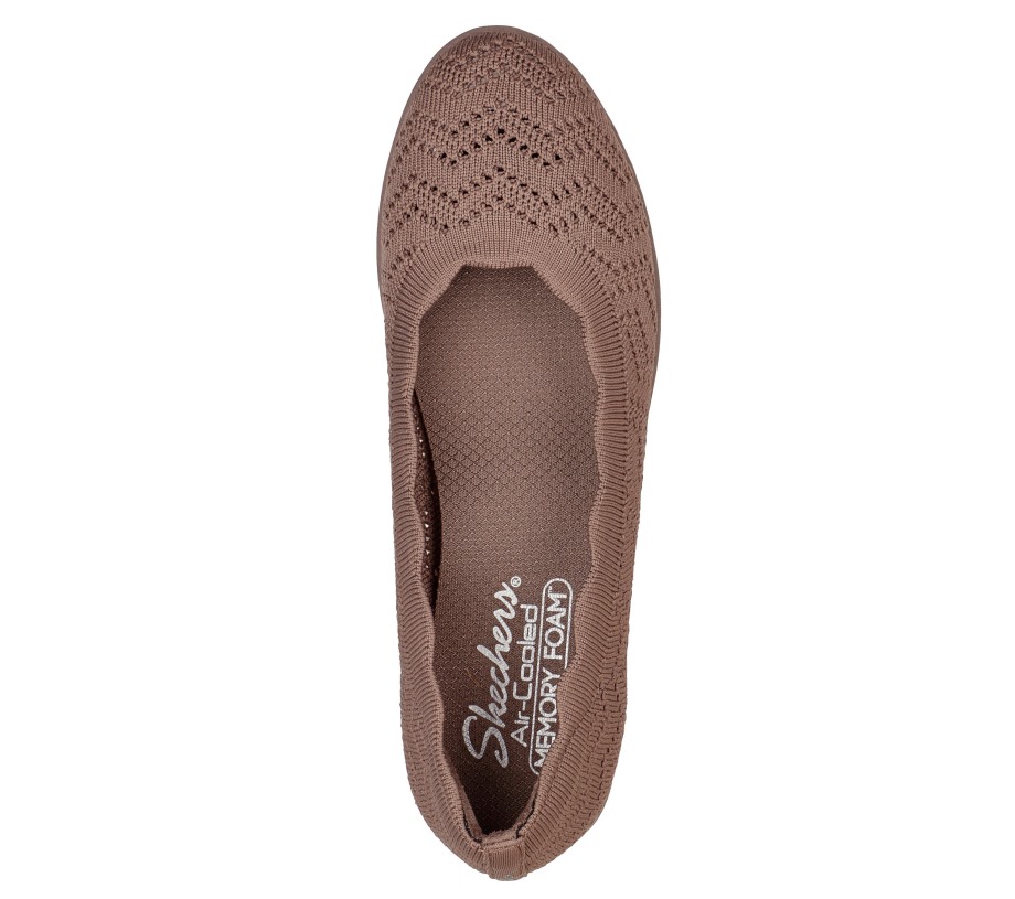 Cleo Flex Wedge New Days Skechers Dark Taupe