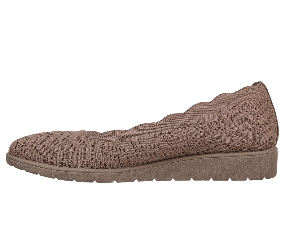 Cleo Flex Wedge New Days Skechers Dark Taupe