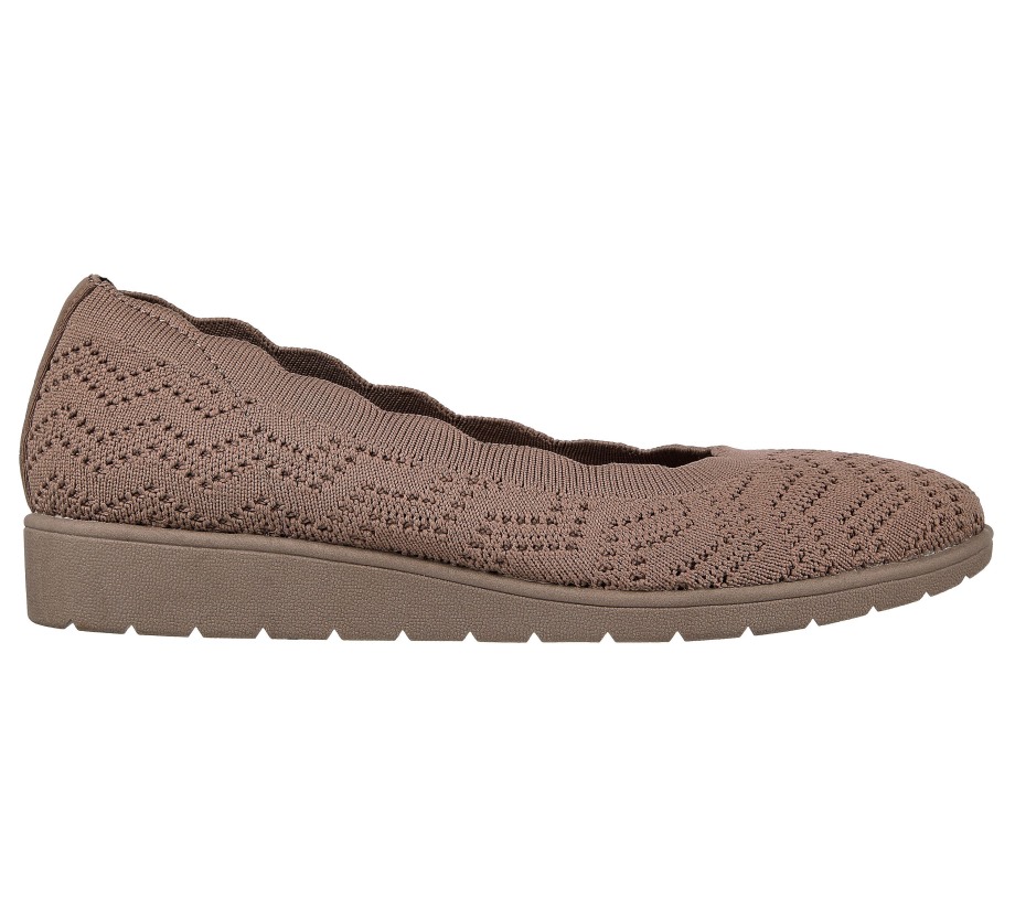 Cleo Flex Wedge New Days Skechers Dark Taupe