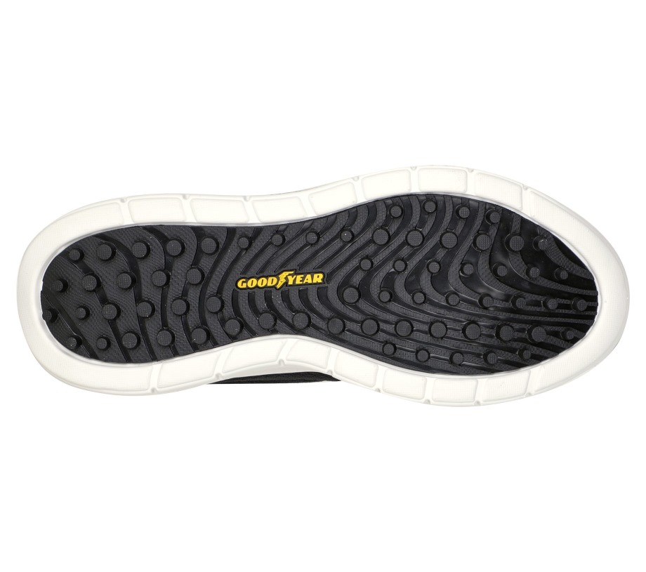 Relaxed Fit GO GOLF Arch Fit Walk Black White Skechers