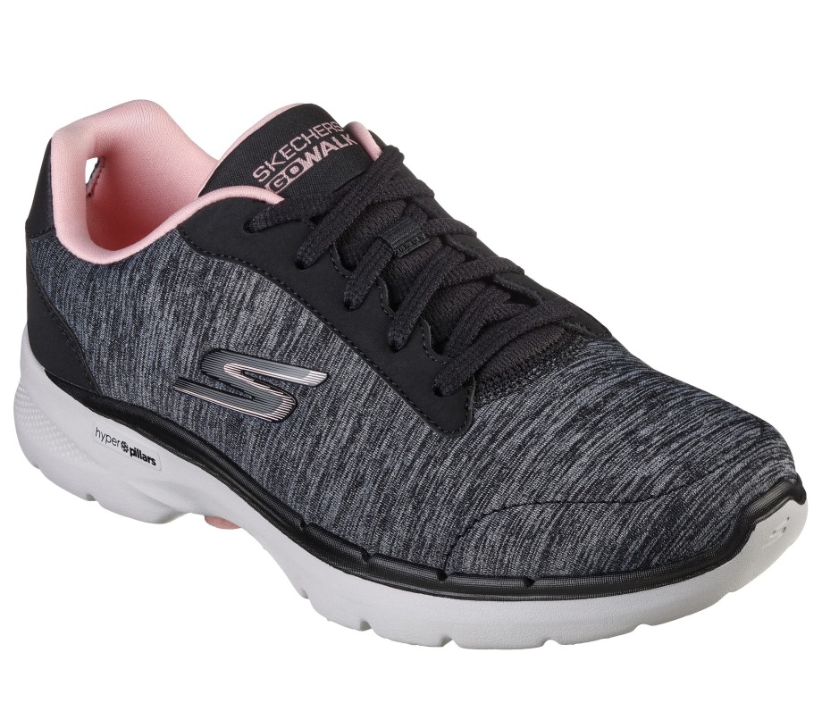 GOwalk 6 Magic Melody Black Pink Skechers
