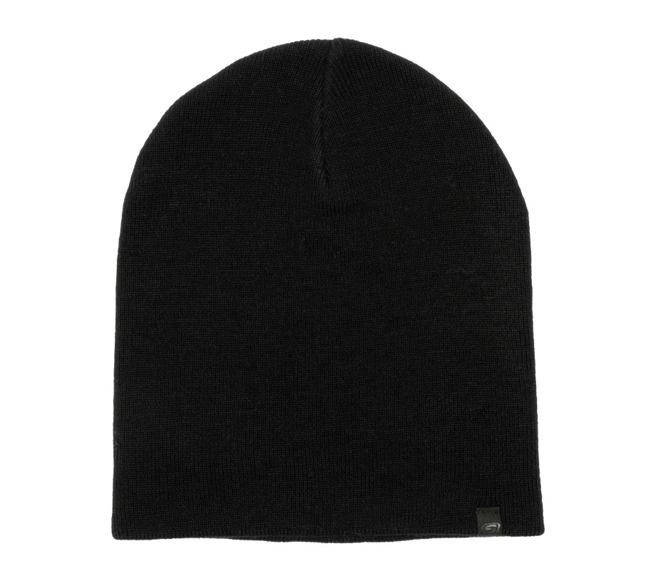 Merino Wool Beanie Hat Black Skechers