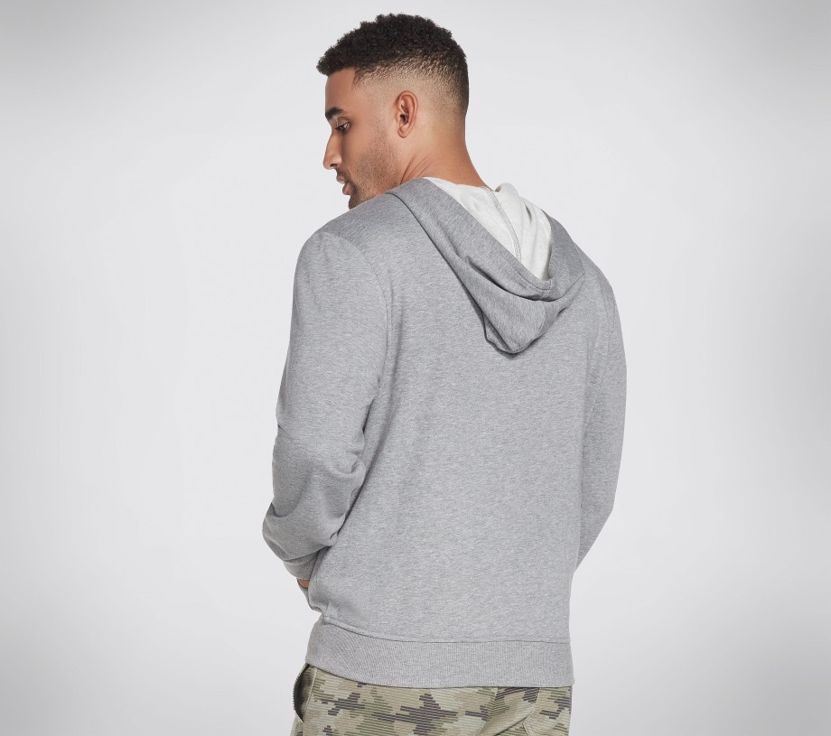 Apparel GOwalk Everywhere Full Zip Hoodie Skechers Light Gray