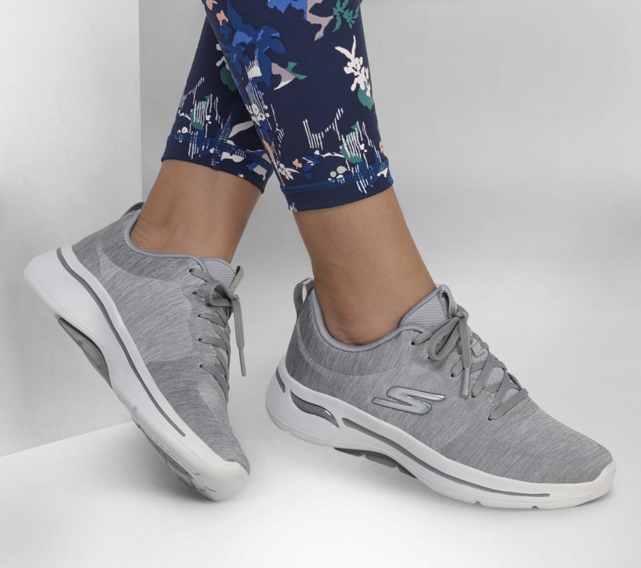 GOwalk Arch Fit Moon Shadows Skechers Gray