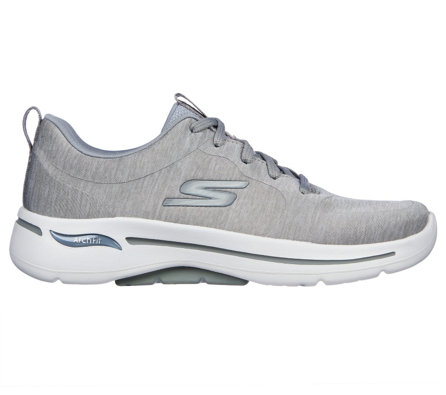 GOwalk Arch Fit Moon Shadows Skechers Gray