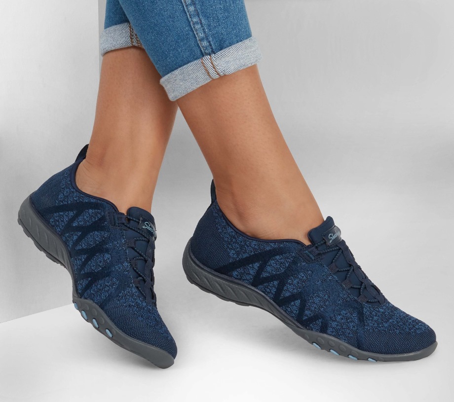 Relaxed Fit Breathe-Easy Infi-Knity Navy Skechers
