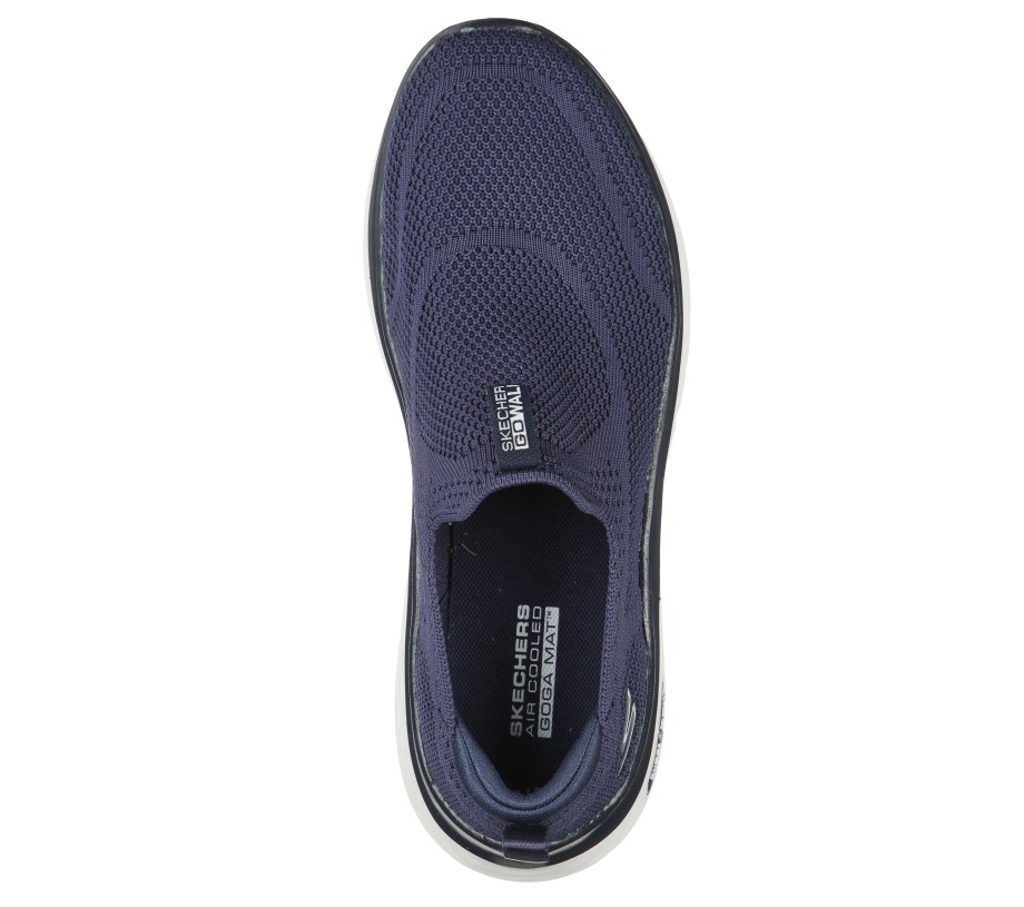 GOwalk Hyper Burst Solar Winds Skechers Navy White