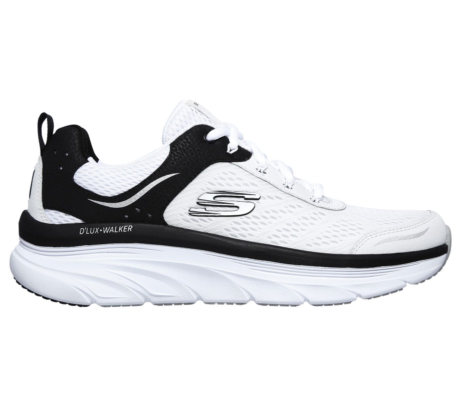 Relaxed Fit D'Lux Walker Skechers White Black
