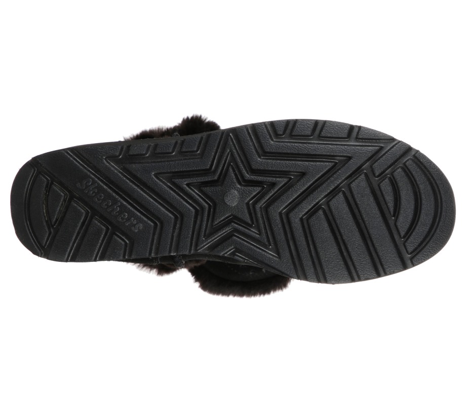 Keepsakes Wedge Cozy Peak Black Skechers