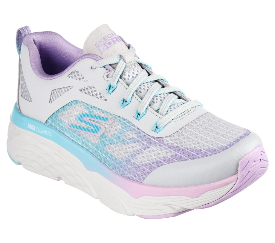 Max Cushioning Elite Even Stride Gray Lavender Skechers