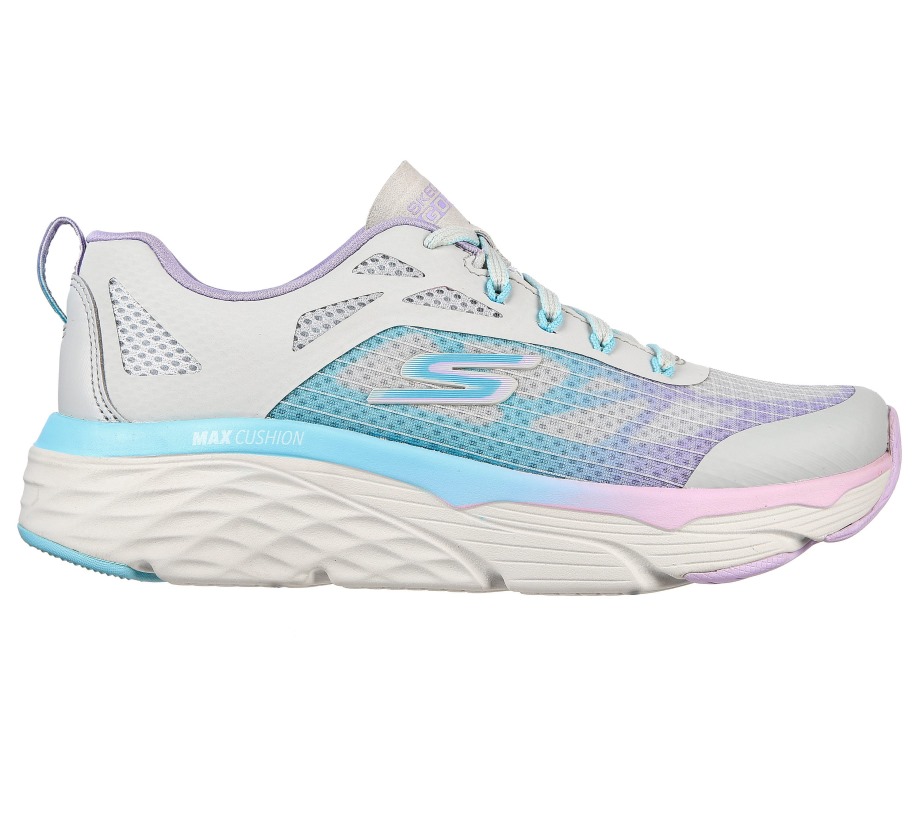 Max Cushioning Elite Even Stride Gray Lavender Skechers
