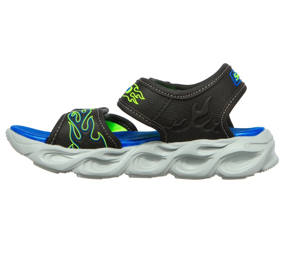 S Lights Thermo Splash Heat-Flo Skechers Black Lime